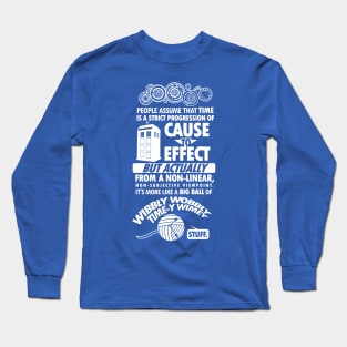 Timey Wimey Tee Long Sleeve T-Shirt